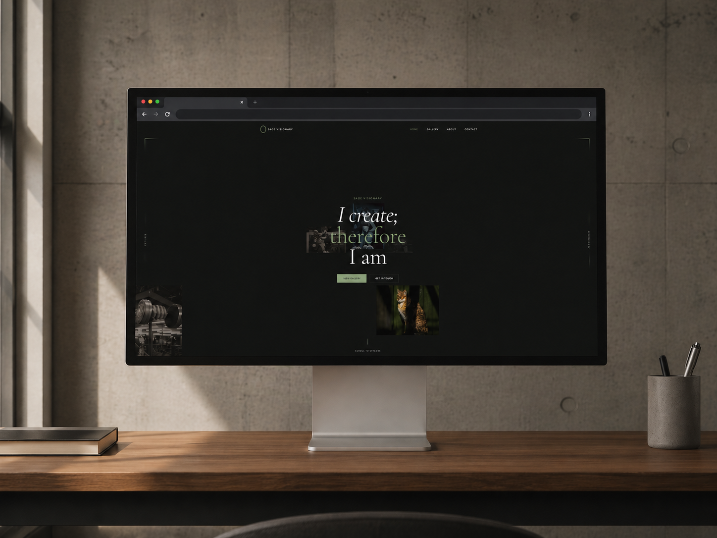 Sage Visionary visual direction · landscape board.